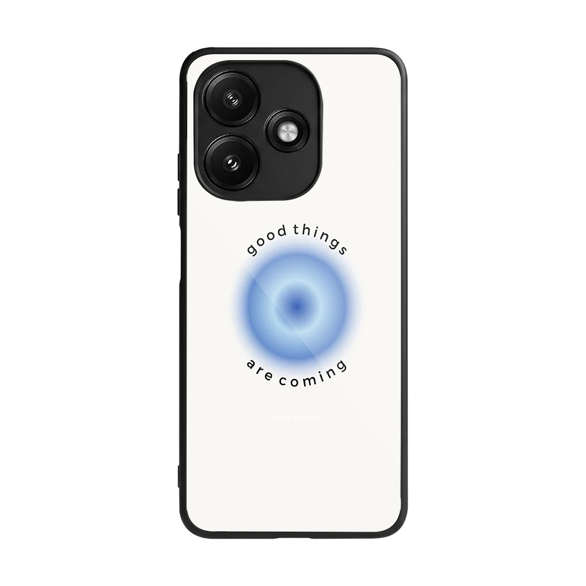 Good Things Are Coming back phone cover | glass case for redmi 12 5g