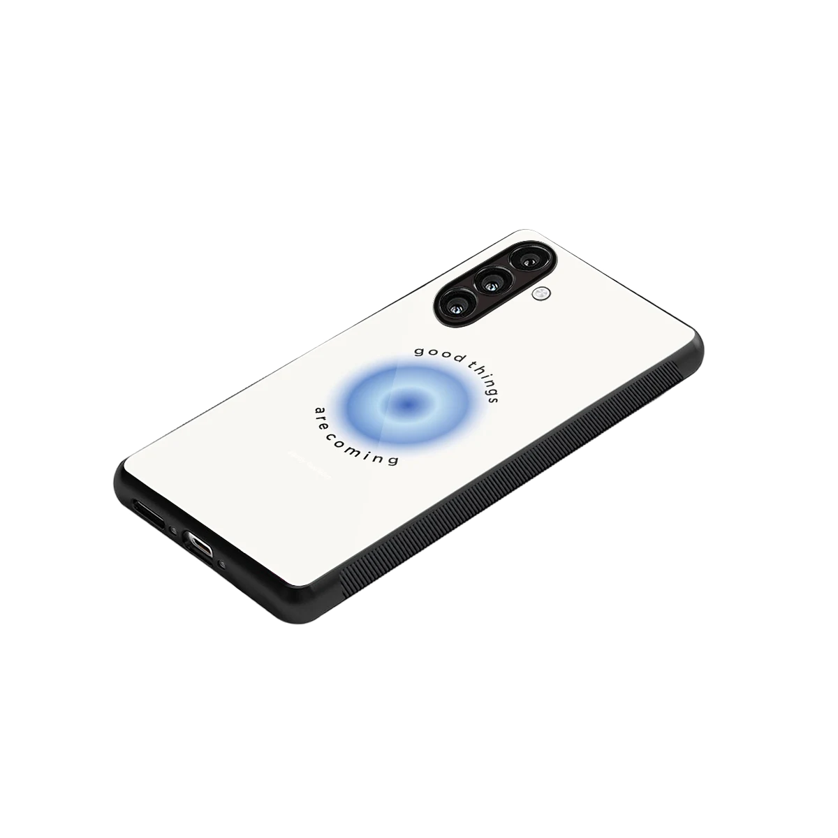 Good Things Are Coming stylish phone case for samsung galaxy a14 5g | glossy glass and slim fit