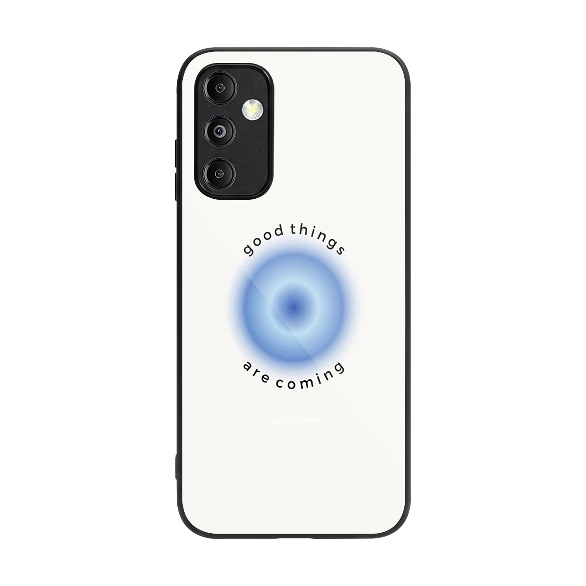 Good Things Are Coming back phone cover | glass case for samsung galaxy m14 5g
