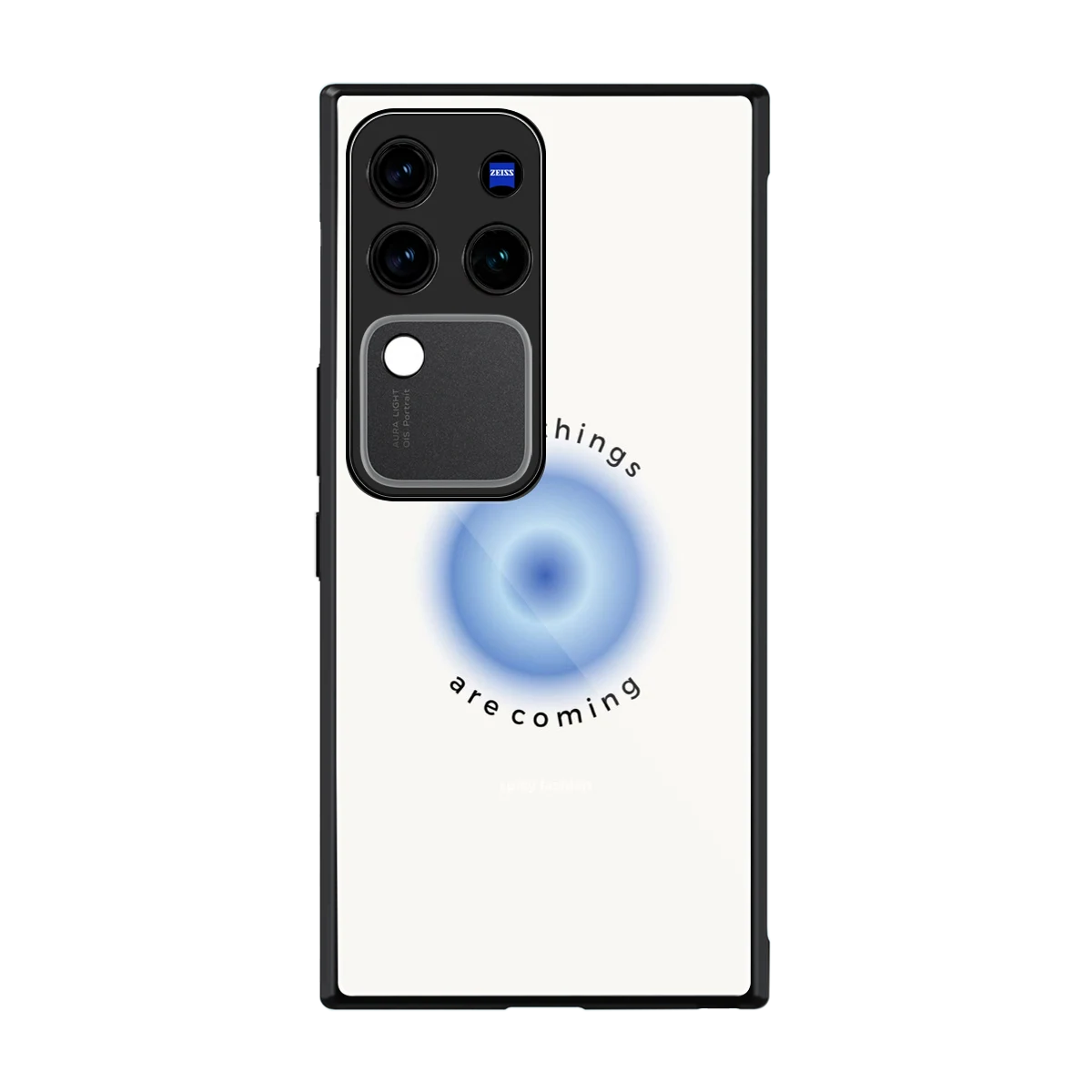 Good Things Are Coming back phone cover | glass case forvivo v30 pro