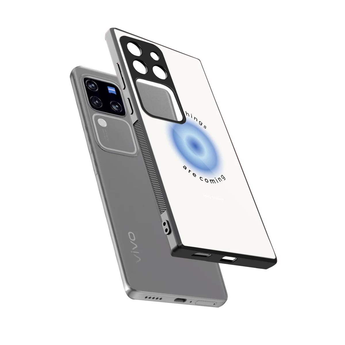 Good Things Are Coming sleekvivo v30 pro cover with tempered glass back and TPU edges