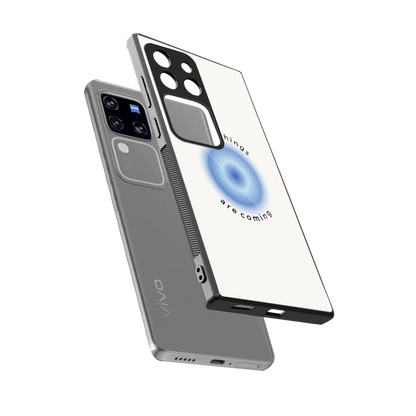 Good Things Are Coming sleekvivo v30 pro cover with tempered glass back and TPU edges