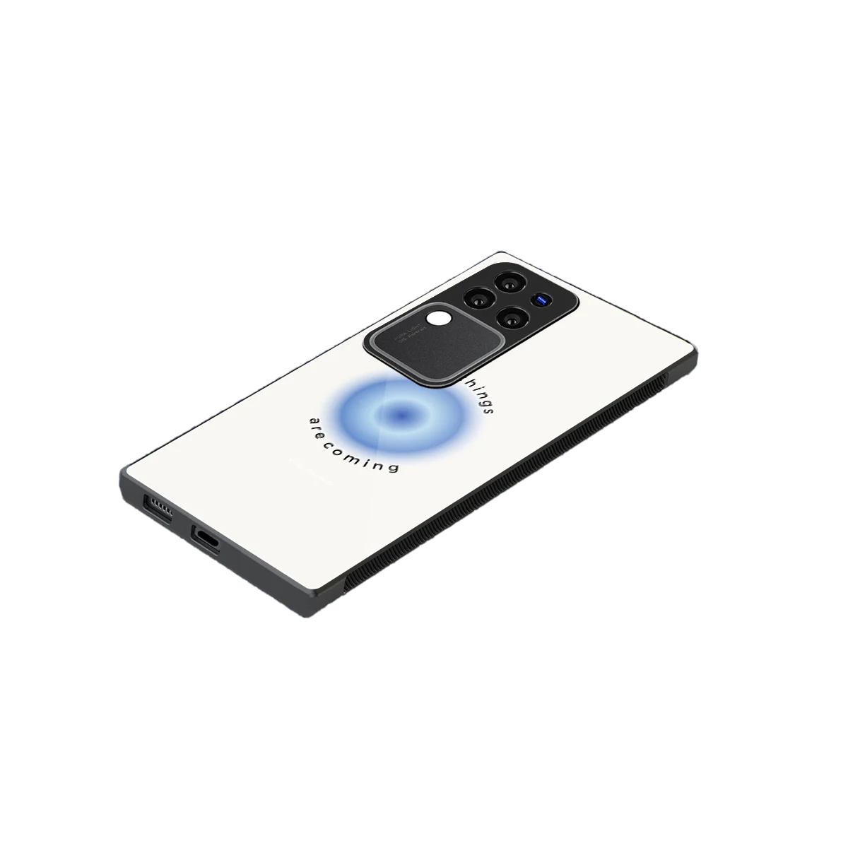 Good Things Are Coming stylish phone case forvivo v30 pro | glossy glass and slim fit