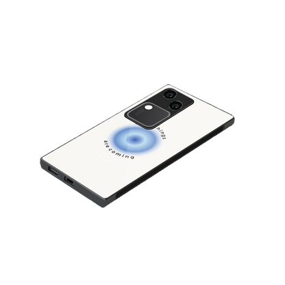 Good Things Are Coming stylish phone case for vivo v30 | glossy glass and slim fit