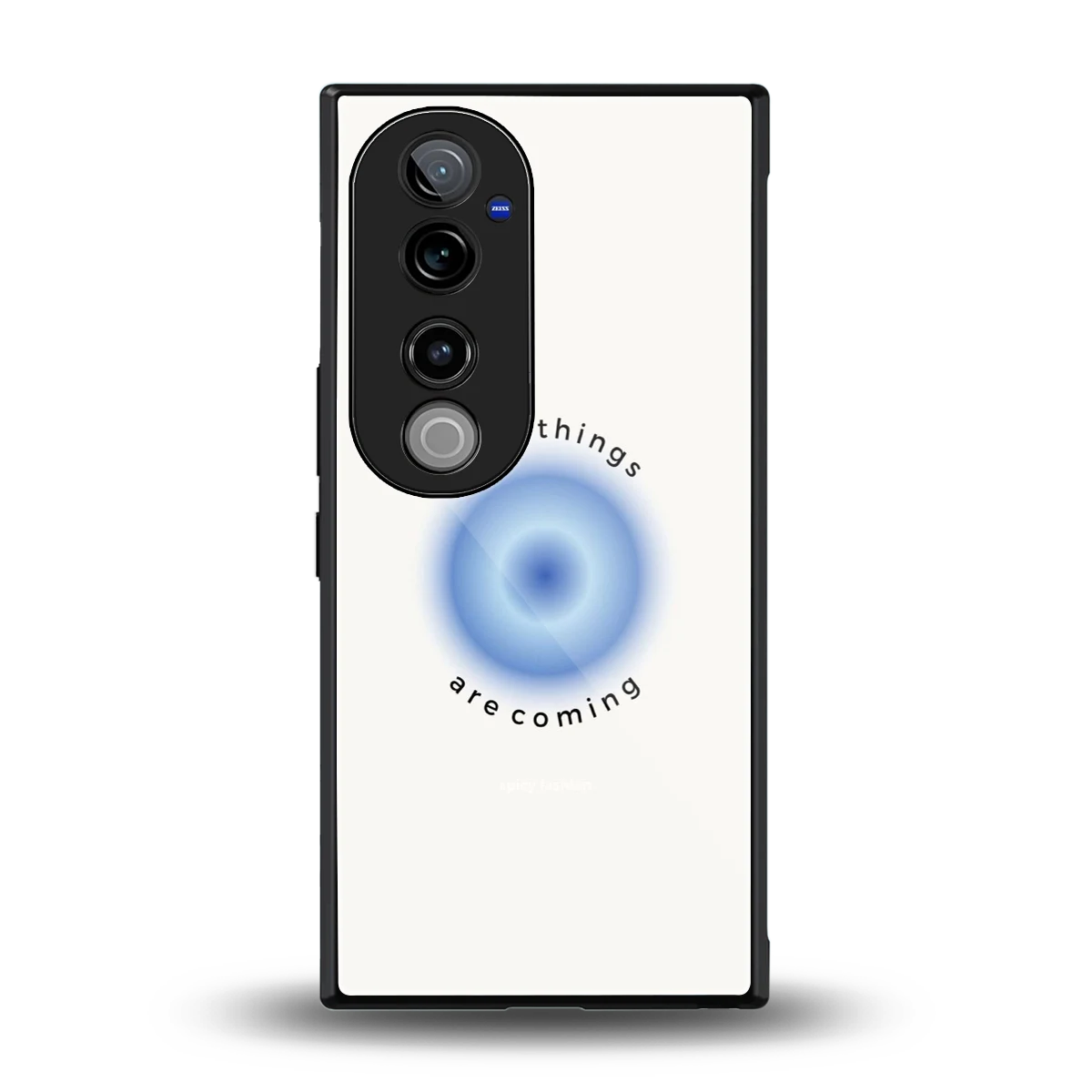 Good Things Are Coming back phone cover | glass case for vivo v40 pro