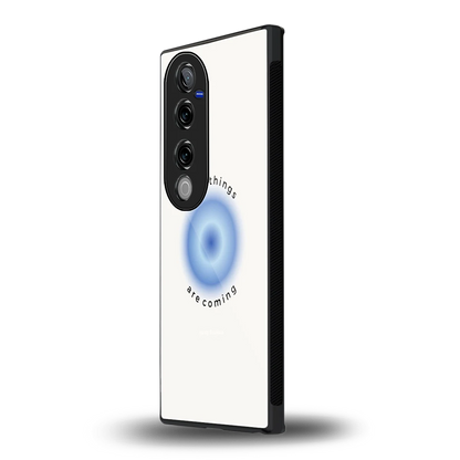 Good Things Are Coming vivo v40 pro mobile cover | shockproof glass phone case