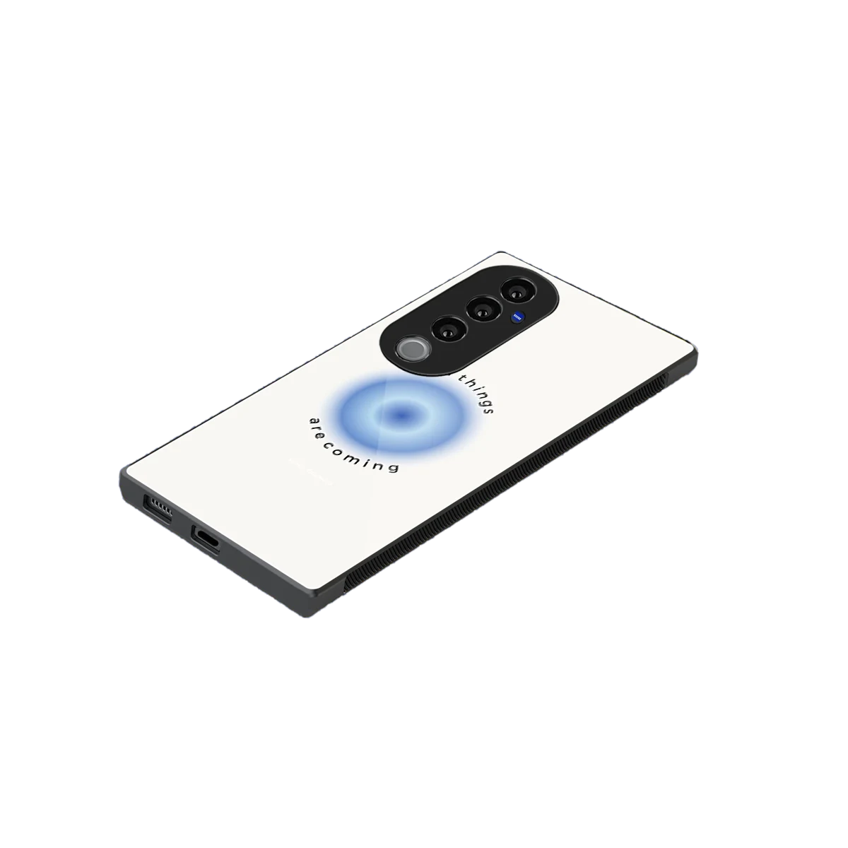 Good Things Are Coming stylish phone case for vivo v40 pro | glossy glass and slim fit
