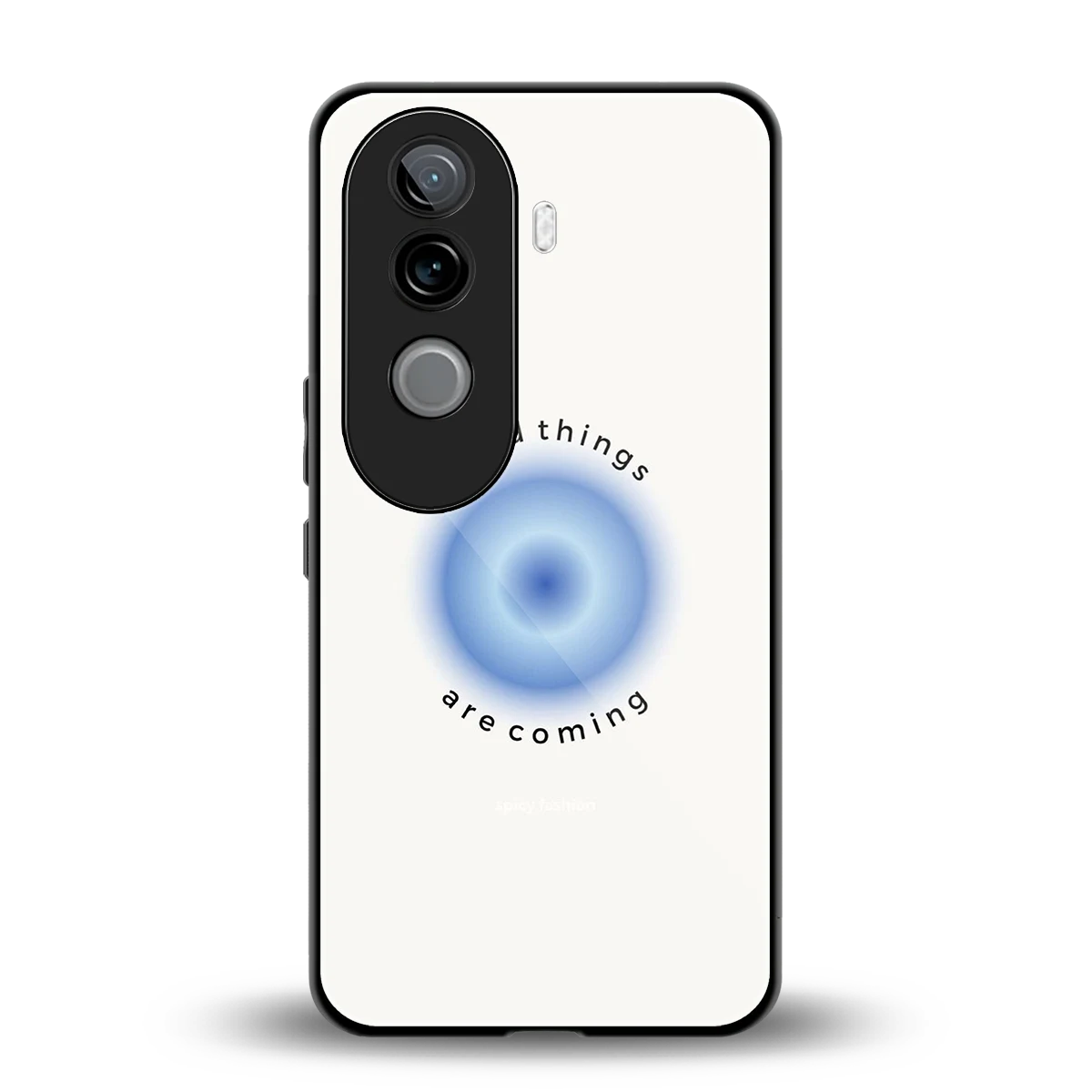 Good Things Are Coming back phone cover | glass case for vivo v40e