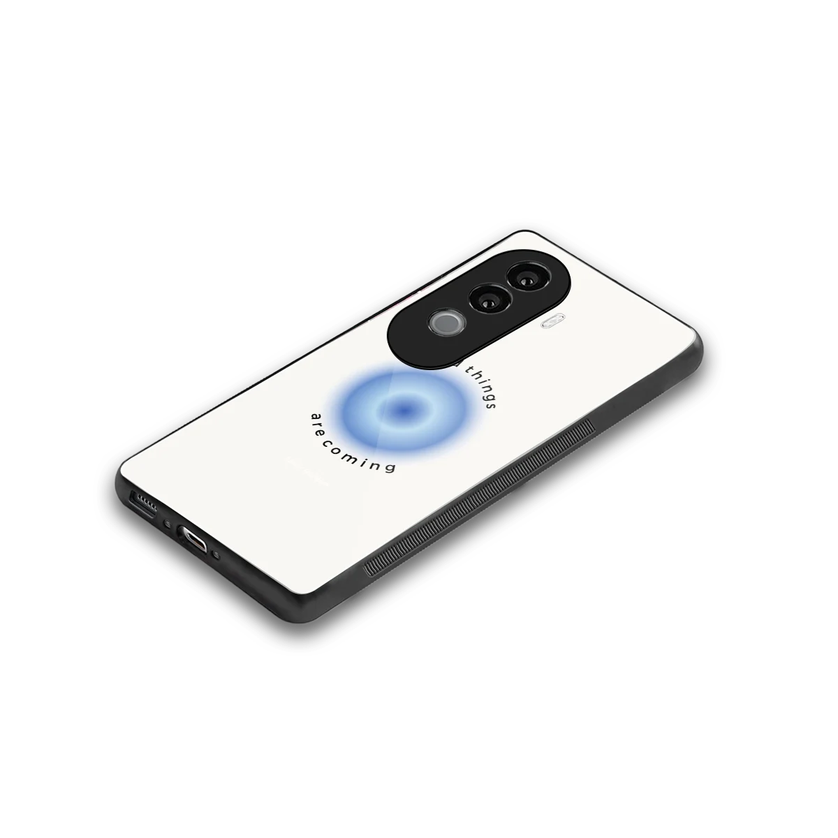 Good Things Are Coming stylish phone case for vivo v40e | glossy glass and slim fit