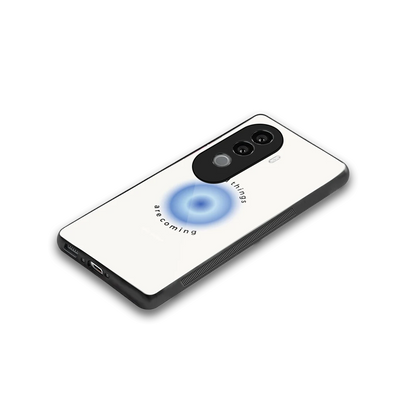 Good Things Are Coming stylish phone case for vivo v40e | glossy glass and slim fit