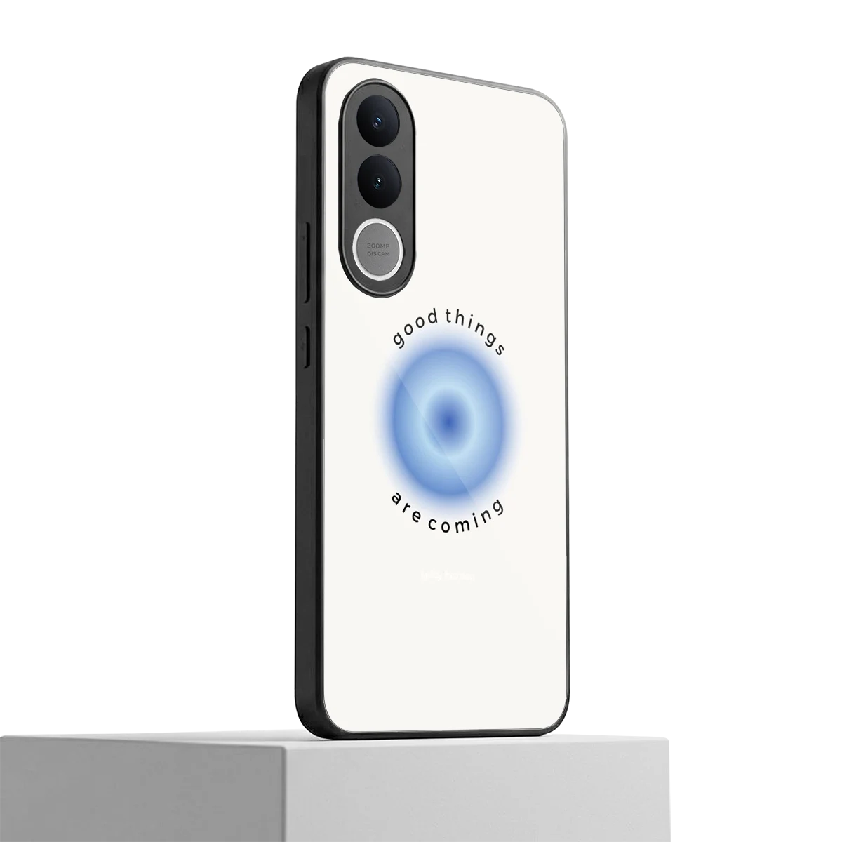 Good Things Are Coming vivo v70 fe mobile cover | shockproof glass phone case