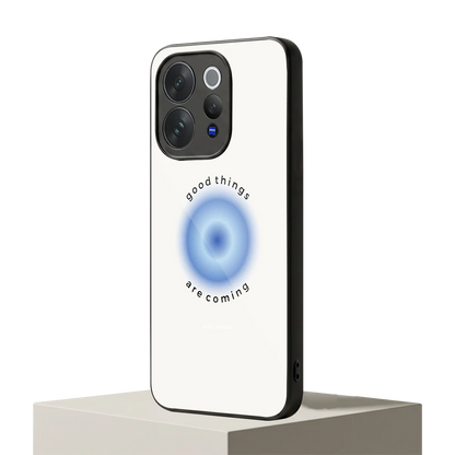 Good Things Are Coming vivo v70 mobile cover | shockproof glass phone case
