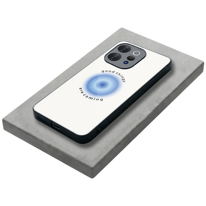 Good Things Are Coming stylish phone case for vivo v70 | glossy glass and slim fit