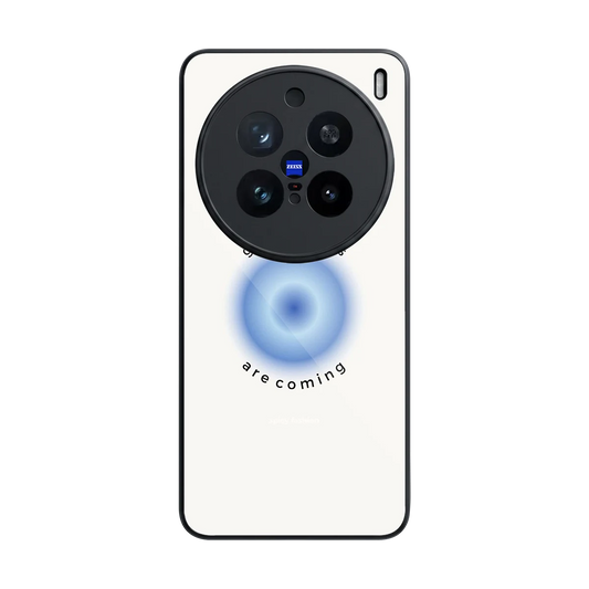 Good Things Are Coming back phone cover | glass case for vivo x200 pro