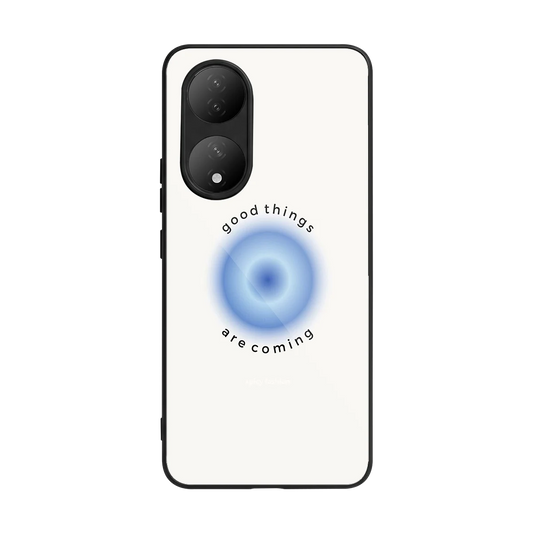Good Things Are Coming back phone cover | glass case for Vivo-y100
