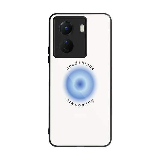Good Things Are Coming back phone cover | glass case for vivo y16