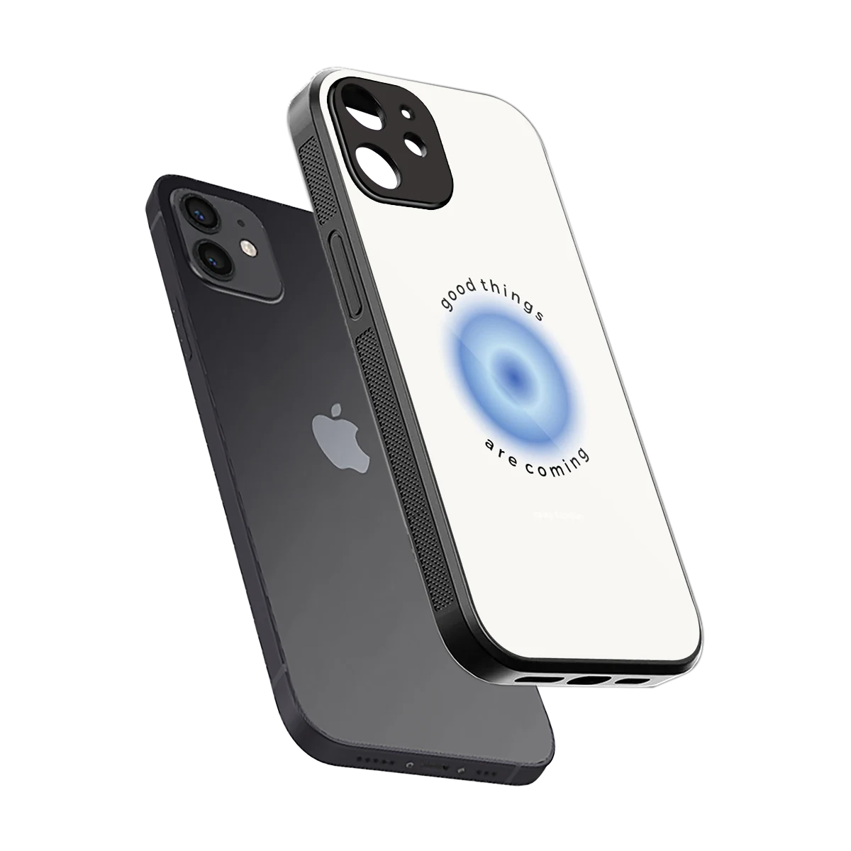 Good Things Are Coming sleek iphone 11 cover with tempered glass back and TPU edges