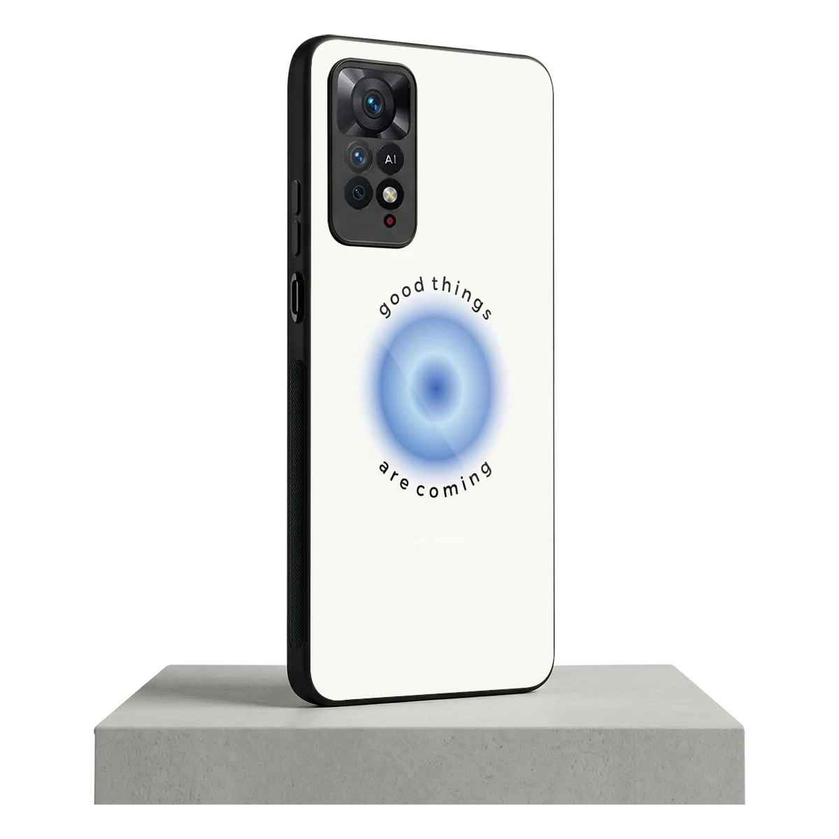 Good Things Are Coming redmi note 11 pro mobile cover | shockproof glass phone case