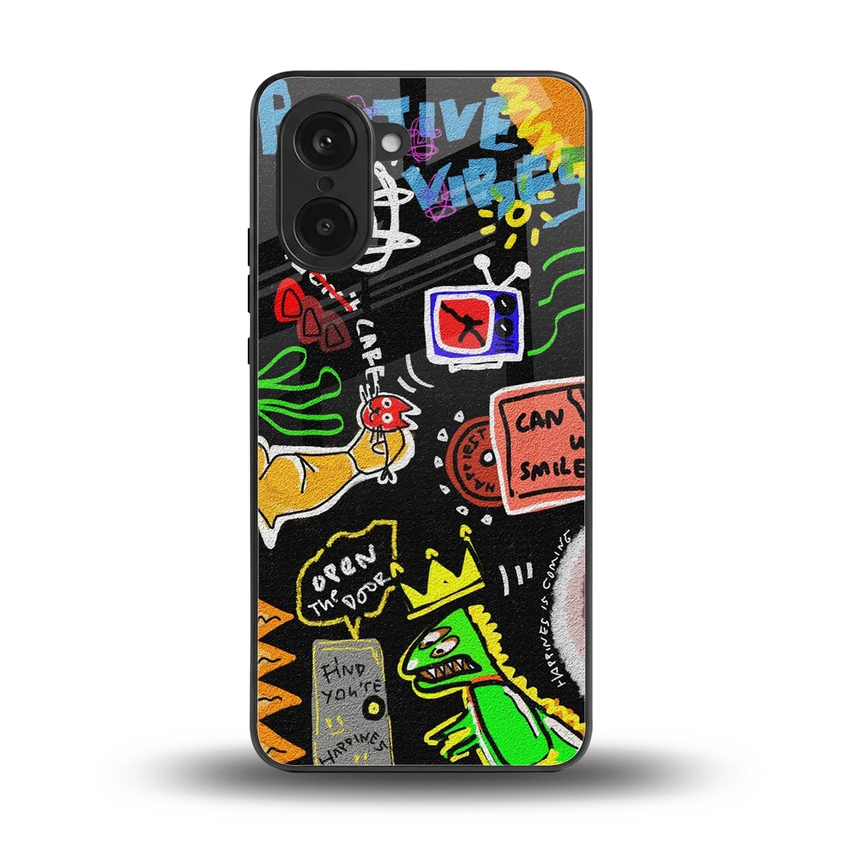 Graffiti back phone cover | glass case for oneplus nord ce5 5g