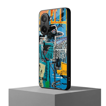 Graffiti Glow oneplus nord ce5 5g mobile cover | shockproof glass phone case