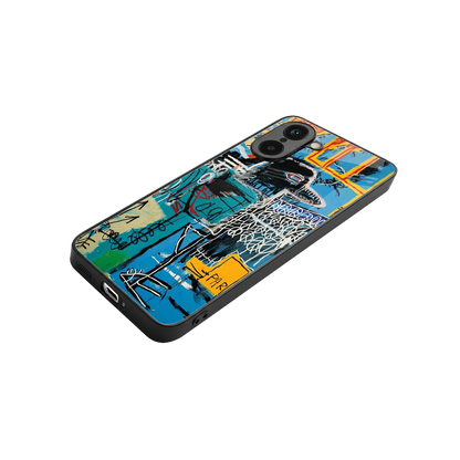 Graffiti Glow stylish phone case for oneplus nord ce5 5g | glossy glass and slim fit