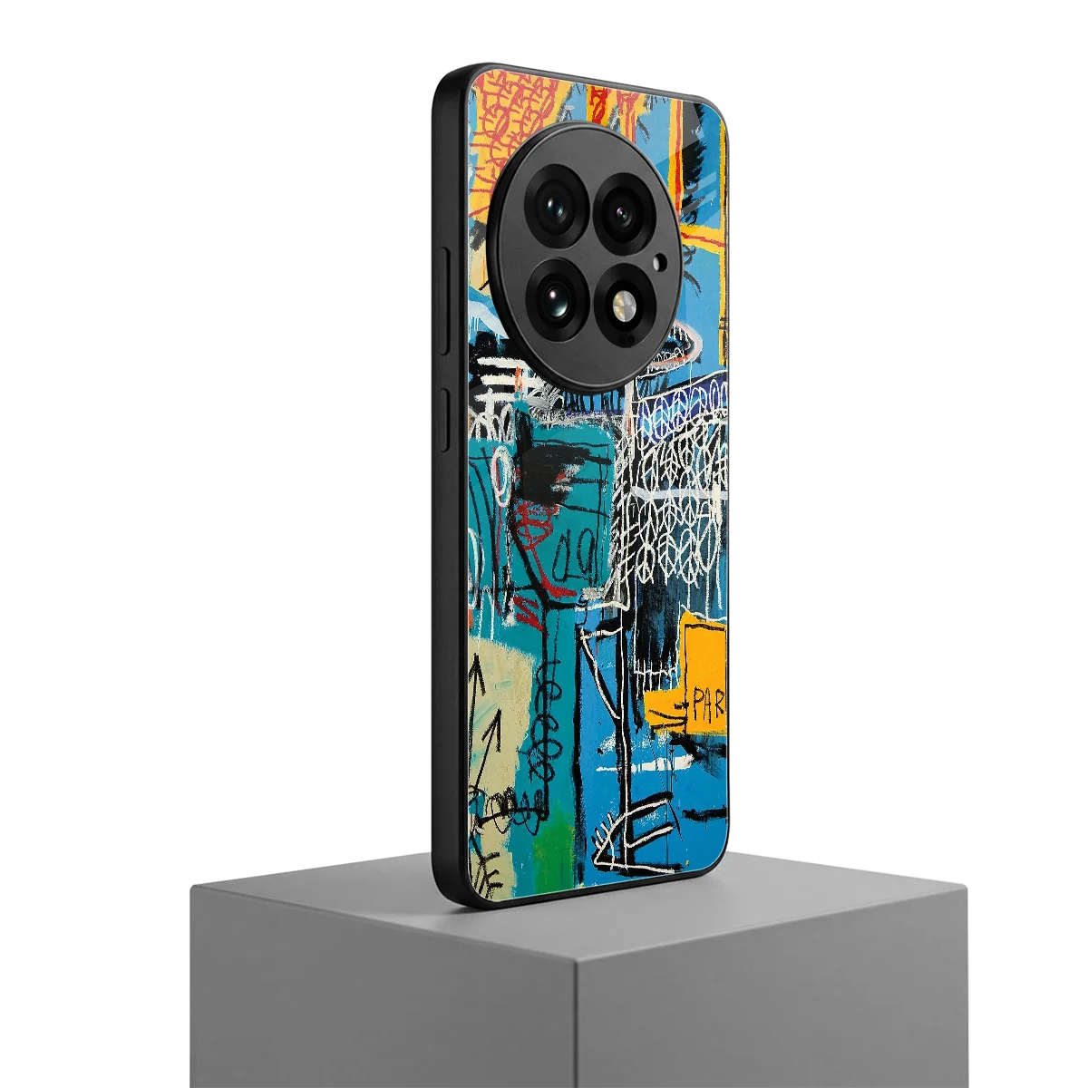 Graffiti Glow oneplus 13 mobile cover | shockproof glass phone case