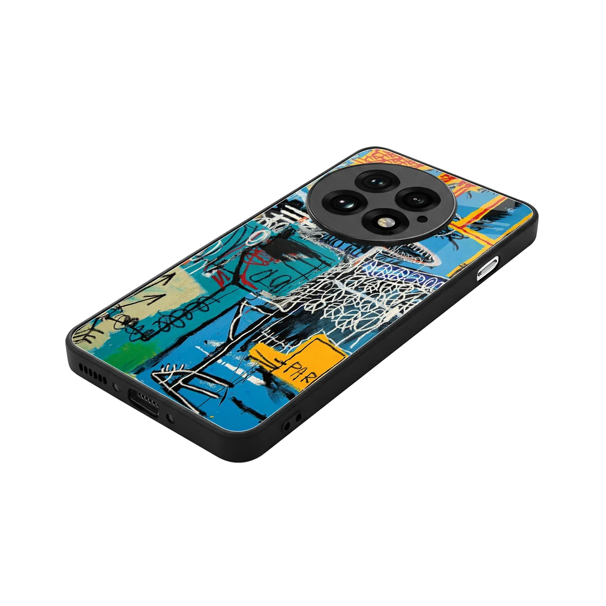 Graffiti Glow stylish phone case for oneplus 13 | glossy glass and slim fit