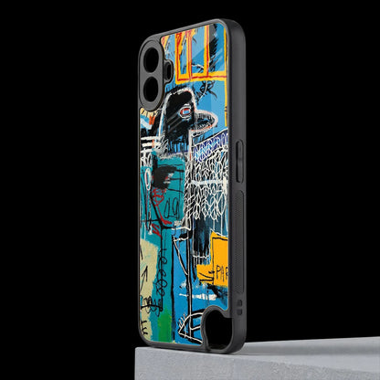 Graffiti Glow cmf nothing phone 1 mobile cover | shockproof glass phone case
