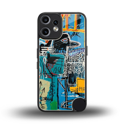 Graffiti Glow back phone cover | glass case for cmf nothing phone 2 pro