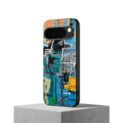 Graffiti Glow google pixel 10 pro xl mobile cover | shockproof glass phone case