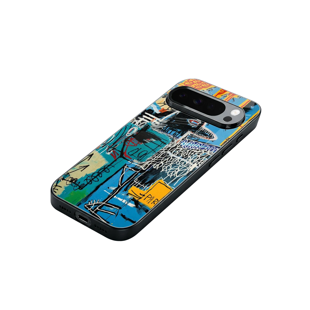 Graffiti Glow stylish phone case for google pixel 10 pro xl | glossy glass and slim fit