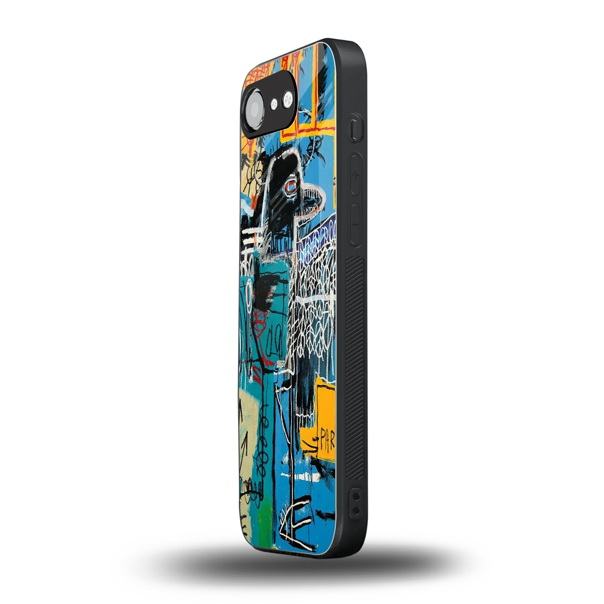 Graffiti Glow iphone 17e mobile cover | shockproof glass phone case