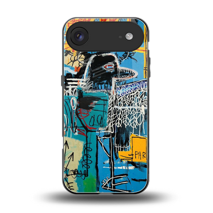 Graffiti Glow back phone cover | glass case for iphone air