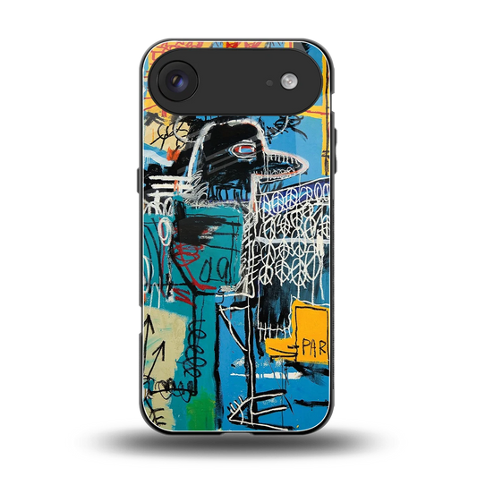 Graffiti Glow back phone cover | glass case for iphone air