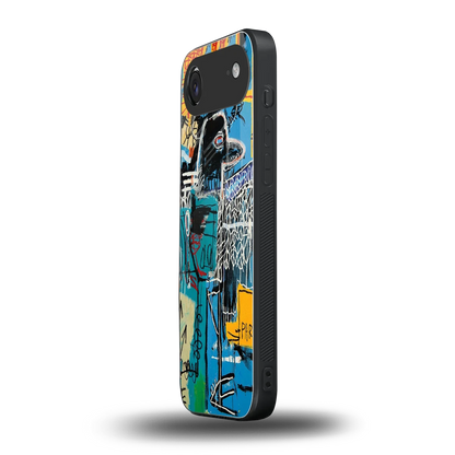 Graffiti Glow iphone air mobile cover | shockproof glass phone case
