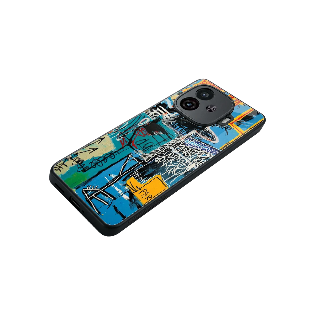 Graffiti Glow stylish phone case for iqoo neo 10r 5g | glossy glass and slim fit