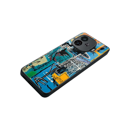 Graffiti Glow stylish phone case for iqoo neo 10r 5g | glossy glass and slim fit