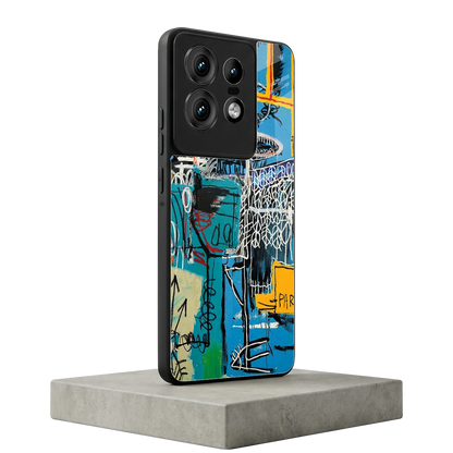Graffiti Glow motorola edge 50 pro mobile cover | shockproof glass phone case
