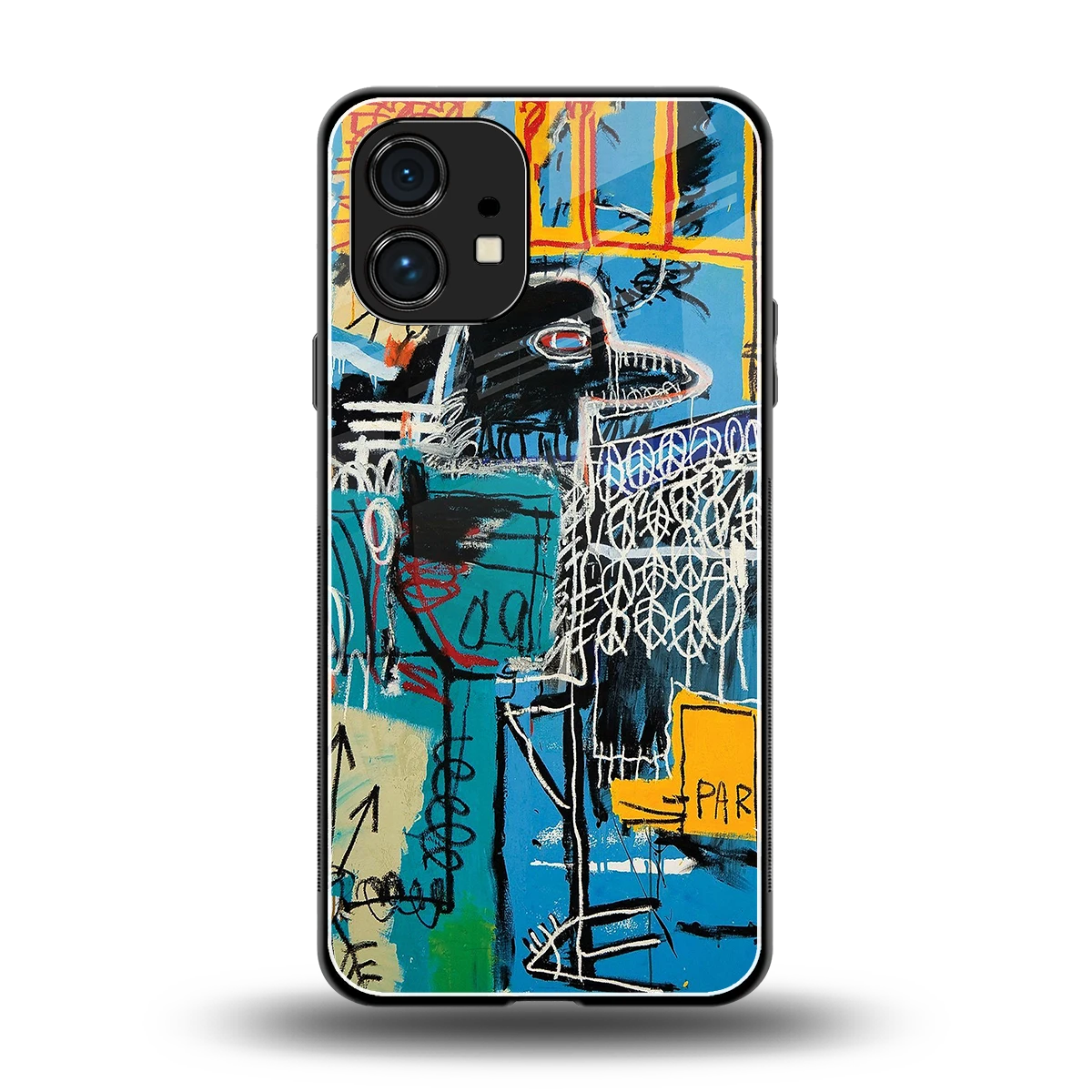 Graffiti Glow back phone cover | glass case for nothing phone 1