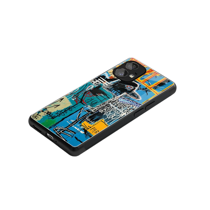 Graffiti Glow stylish phone case for nothing phone 1 | glossy glass and slim fit