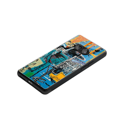 Graffiti Glow stylish phone case for nothing phone 2a plus | glossy glass and slim fit