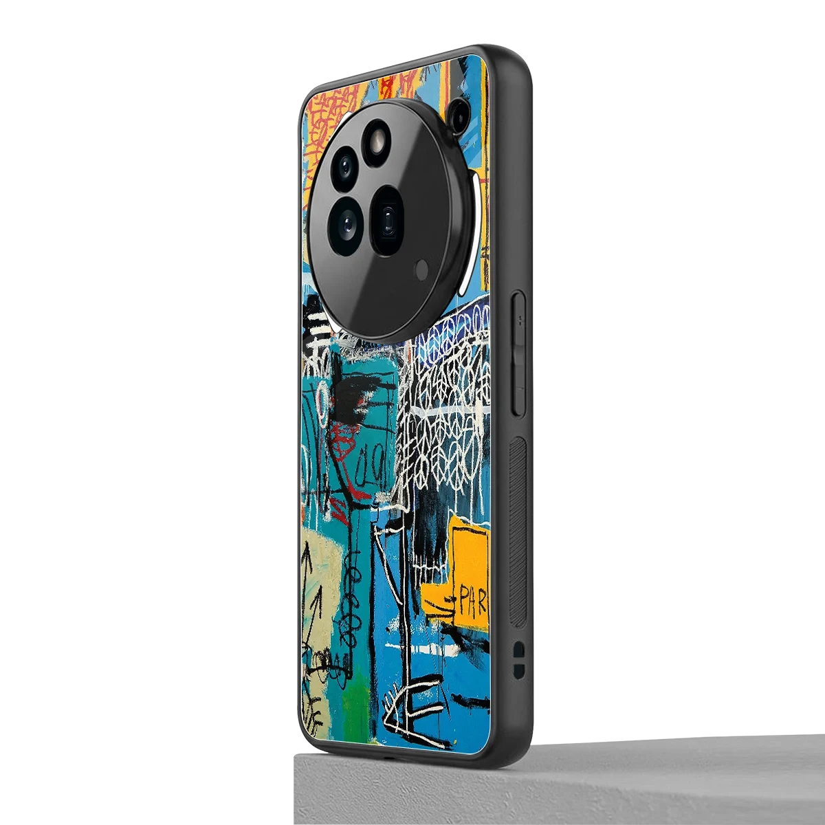 Graffiti Glow nothing phone 3a pro mobile cover | shockproof glass phone case