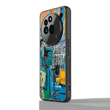 Graffiti Glow nothing phone 3a pro mobile cover | shockproof glass phone case