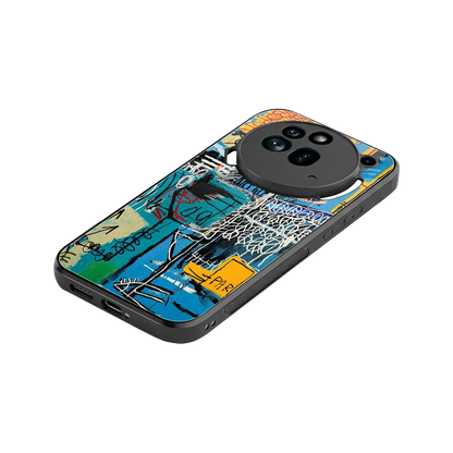 Graffiti Glow stylish phone case for nothing phone 3a pro | glossy glass and slim fit