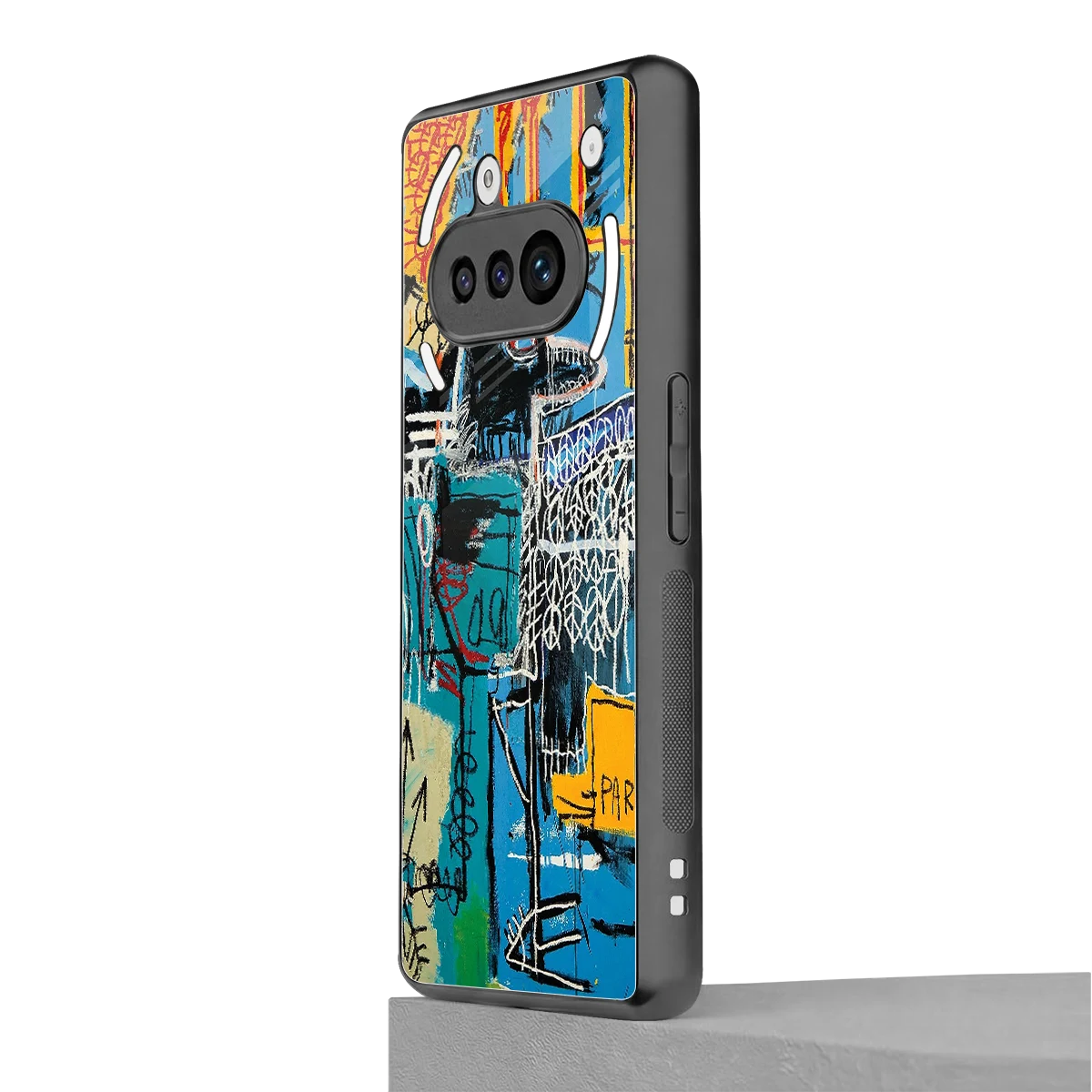 Graffiti Glow nothing phone 3a mobile cover | shockproof glass phone case