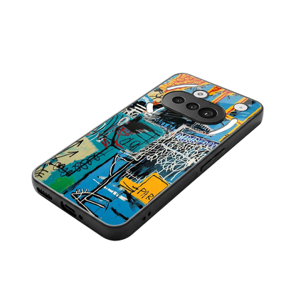 Graffiti Glow stylish phone case for nothing phone 3a | glossy glass and slim fit