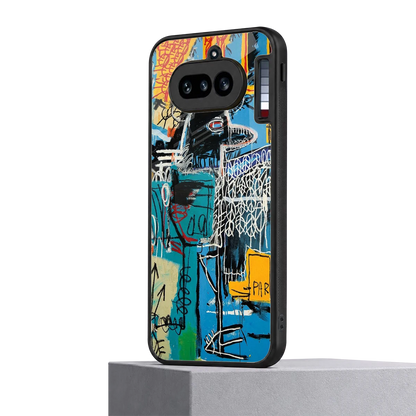 Graffiti Glow nothing phone 4a mobile cover | shockproof glass phone case