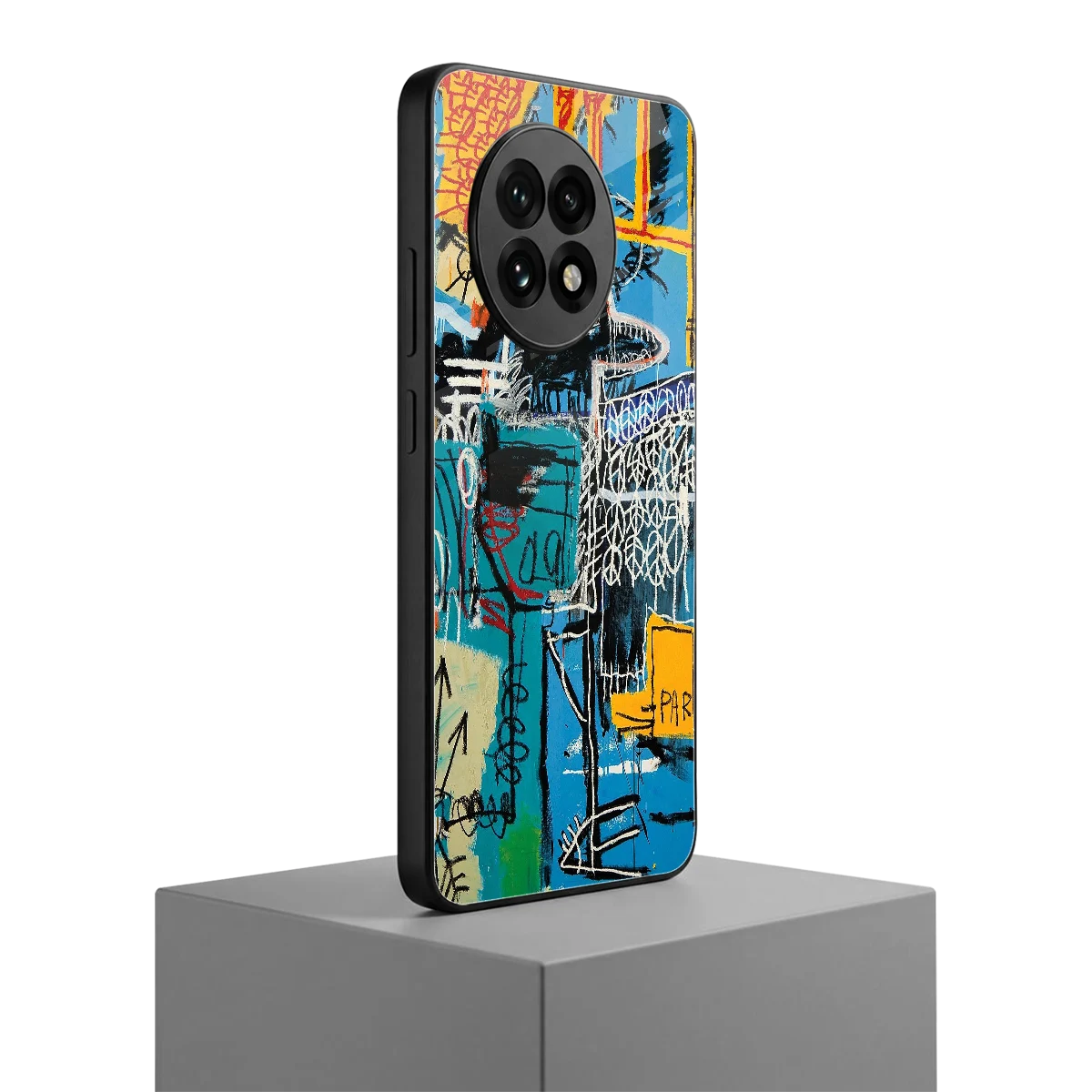 Graffiti Glow oneplus 13r mobile cover | shockproof glass phone case