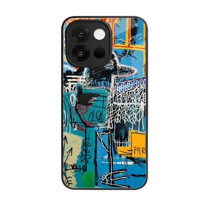 Graffiti Glow back phone cover | glass case for oneplus 13s