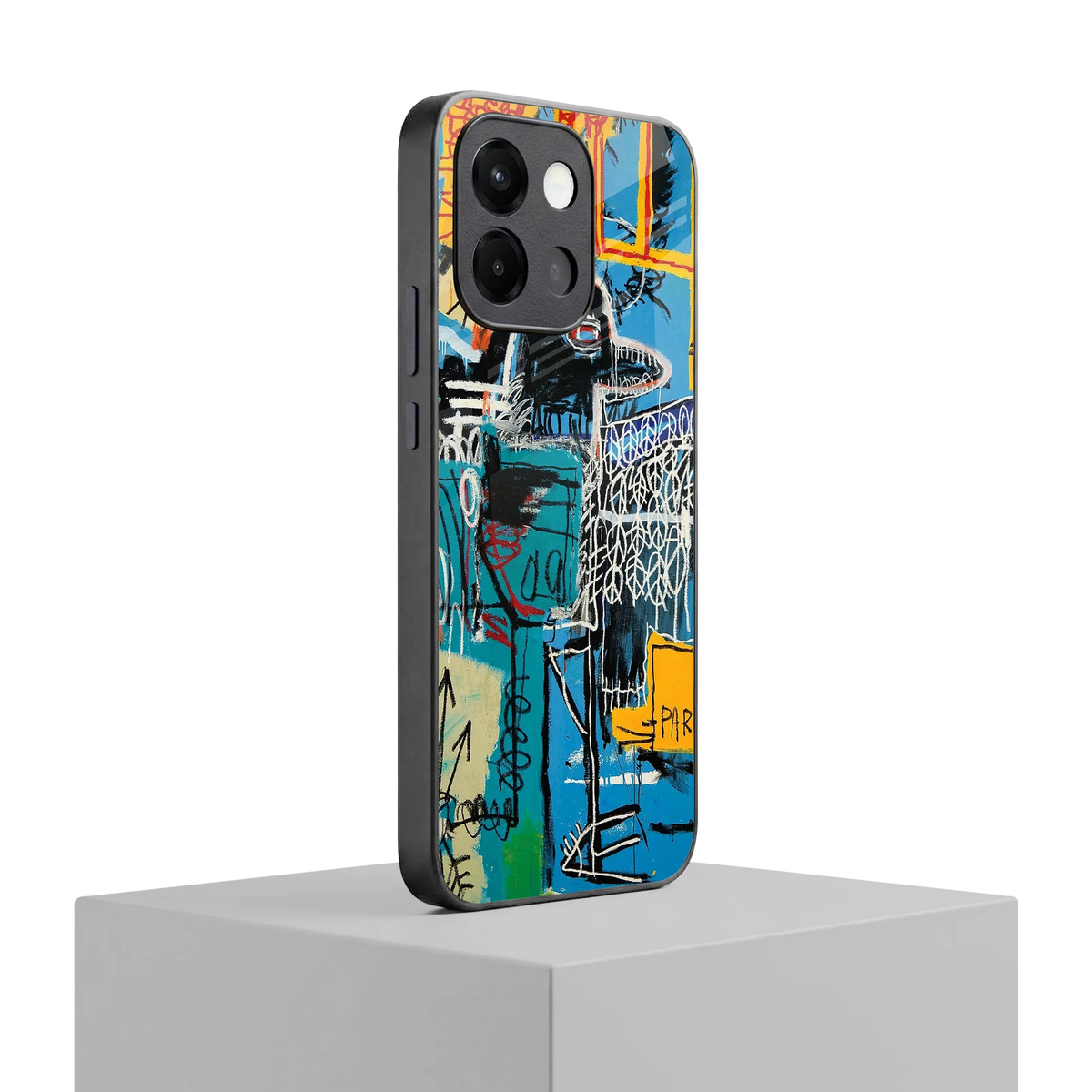 Graffiti Glow oneplus 13s mobile cover | shockproof glass phone case